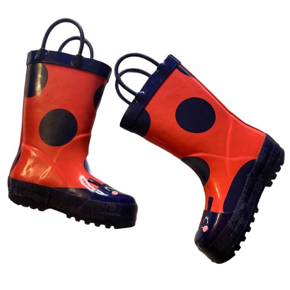 POLKADOT LADYBUG CARTER RAIN BOOTS